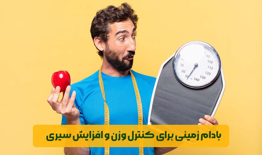 13 خواص و مزایای بادام زمینی(توضیح کامل) 2 کنترل وزن و افزایش سیری